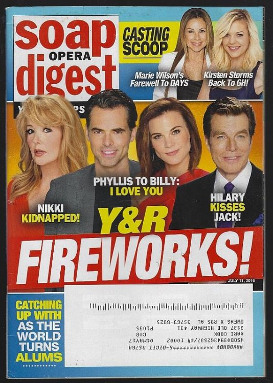 SOAP OPERA DIGEST JULY 11, 2016