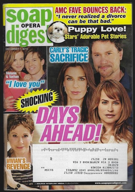 SOAP OPERA DIGEST DECEMBER 7, 2010