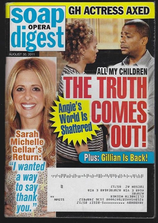 SOAP OPERA DIGEST AUGUST 30, 2011