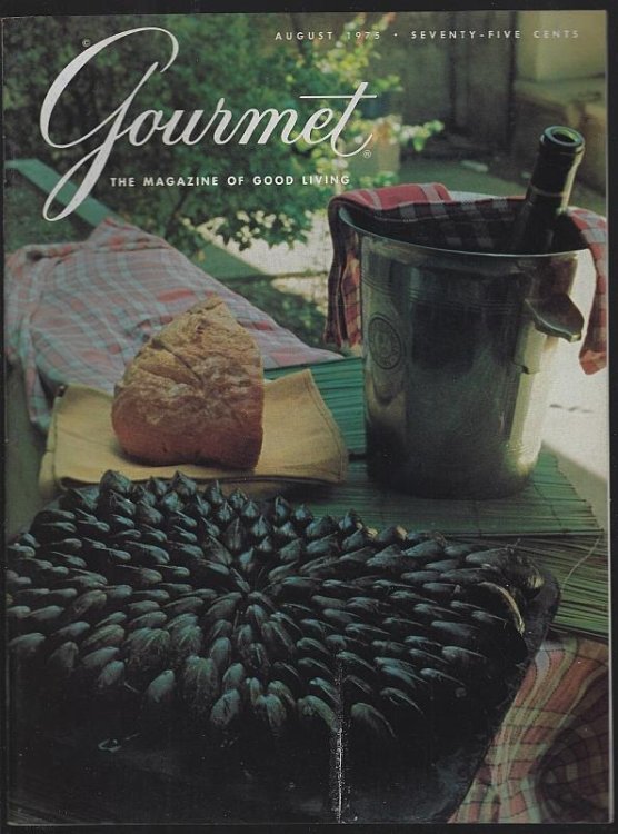 GOURMET MAGAZINE AUGUST 1975 The Magazine of Good Living