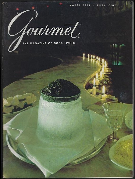 GOURMET MAGAZINE MARCH 1971