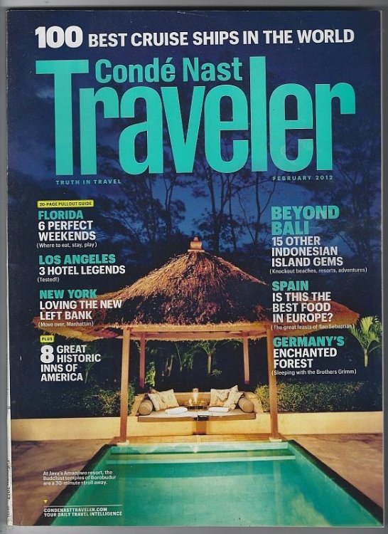 CONDE NAST TRAVELER FEBRUARY 2012