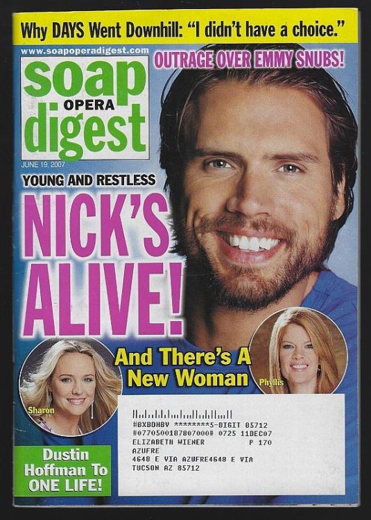 SOAP OPERA DIGEST JUNE 19, 2007