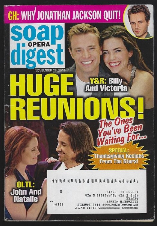 SOAP OPERA DIGEST NOVEMBER 29, 2011