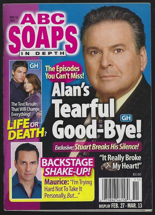 ABC SOAPS IN DEPTH MAGAZINE MARCH 13, 2007