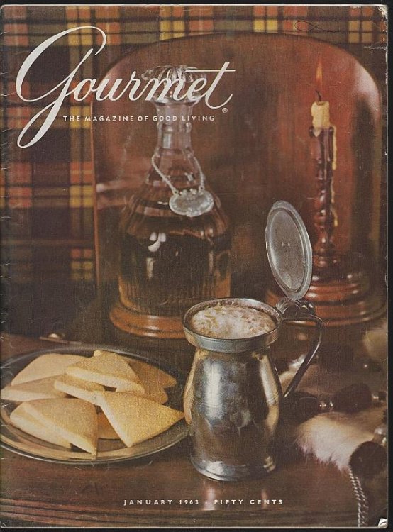 GOURMET MAGAZINE JANUARY 1963