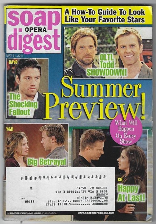 SOAP OPERA DIGEST MAY 31, 2011