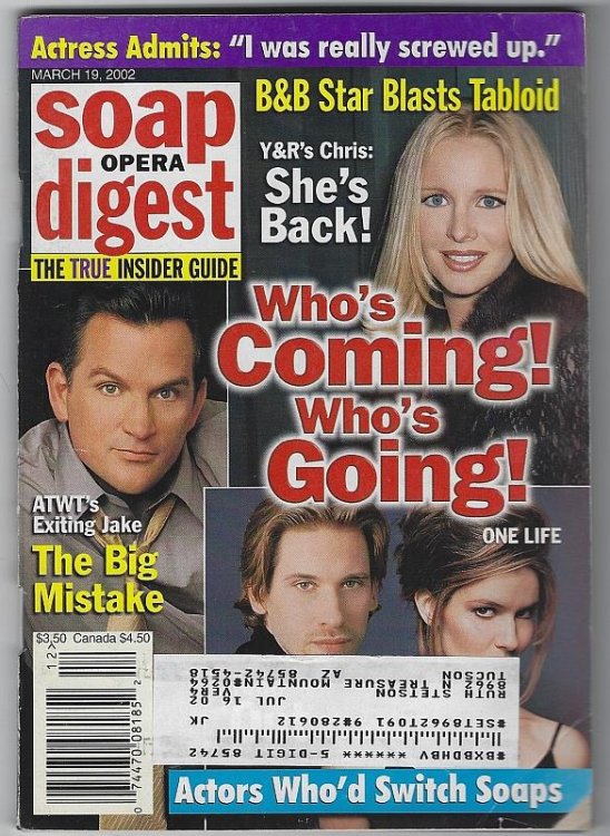 SOAP OPERA DIGEST MARCH 19, 2002