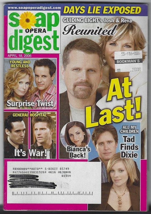 SOAP OPERA DIGEST APRIL 18, 2006
