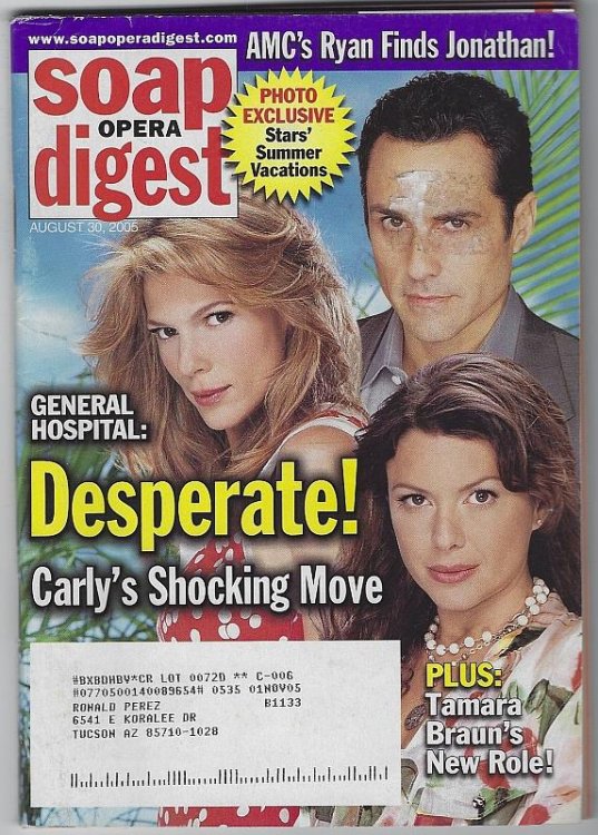 SOAP OPERA DIGEST AUGUST 30, 2005