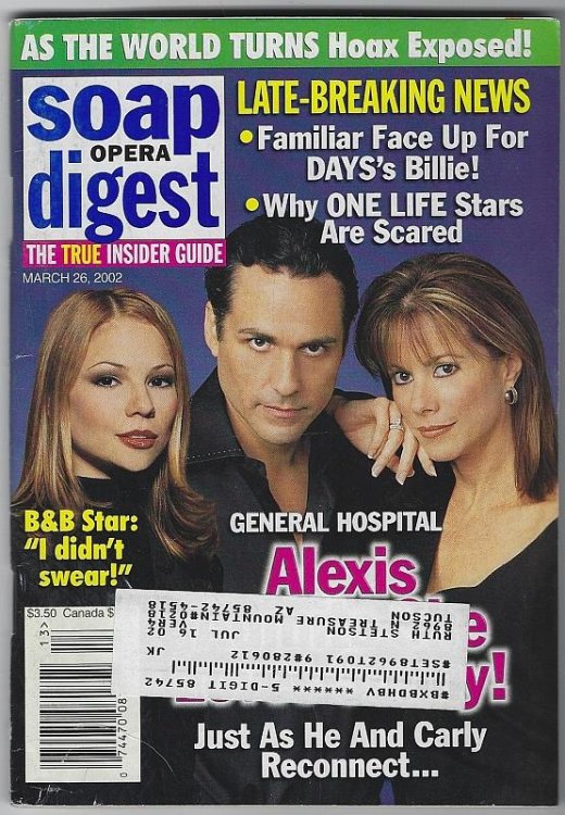 SOAP OPERA DIGEST MARCH 26, 2002