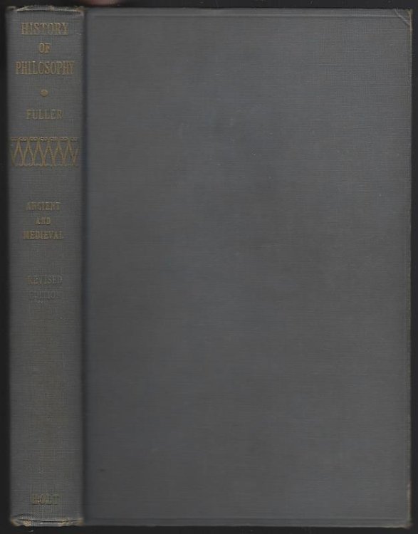 HISTORY OF PHILOSOPHY Volume One Ancient and Medieval