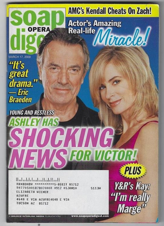 SOAP OPERA DIGEST MARCH 17, 2009
