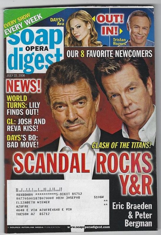 SOAP OPERA DIGEST JULY 22, 2008