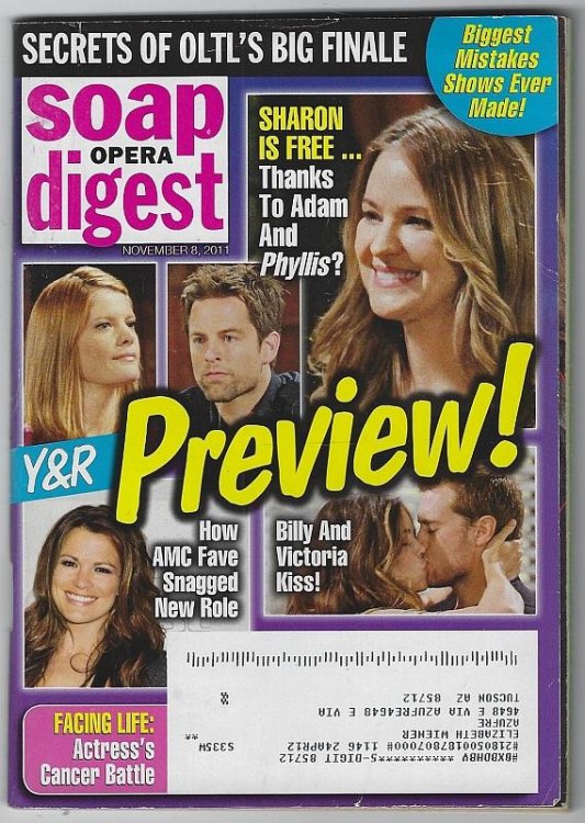 SOAP OPERA DIGEST NOVEMBER 8, 2011