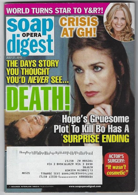 SOAP OPERA DIGEST JULY 27, 2010