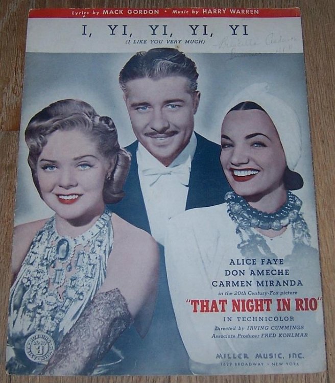 I YI, YI, YI, YI I like You Very Much