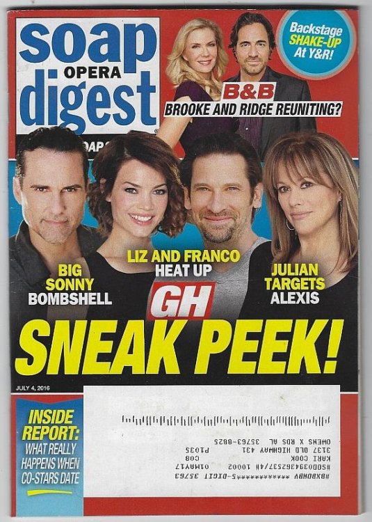 SOAP OPERA DIGEST JULY 4, 2016