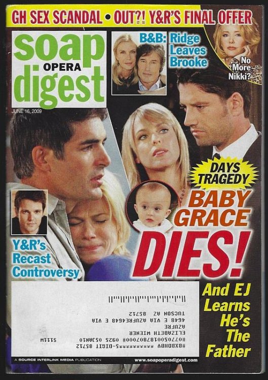 SOAP OPERA DIGEST JUNE 16, 2009