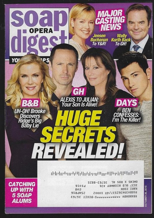 SOAP OPERA DIGEST OCTOBER 26, 2015