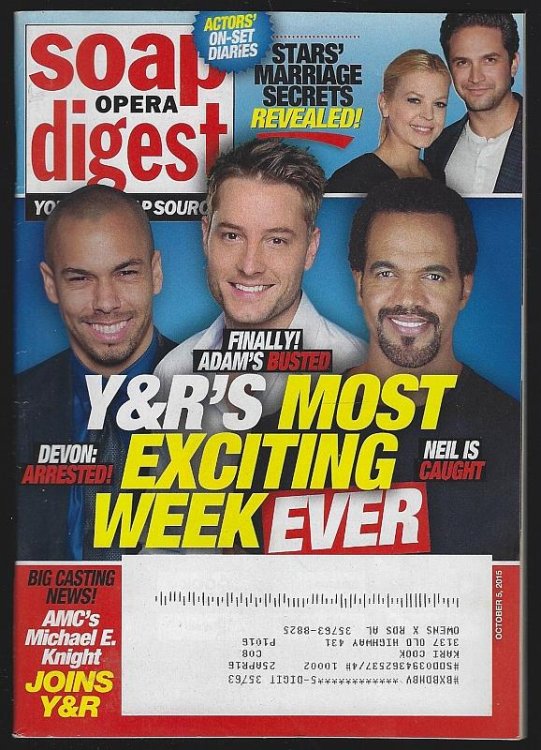 SOAP OPERA DIGEST OCTOBER 5, 2015