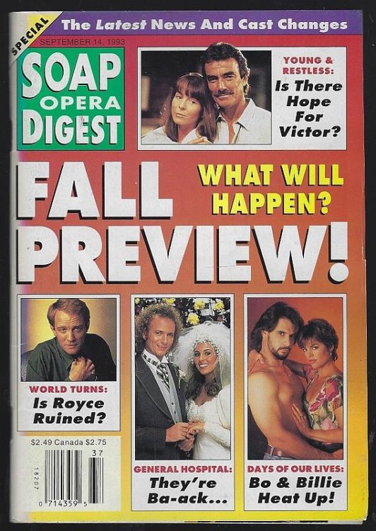SOAP OPERA DIGEST SEPTEMBER 14, 1993