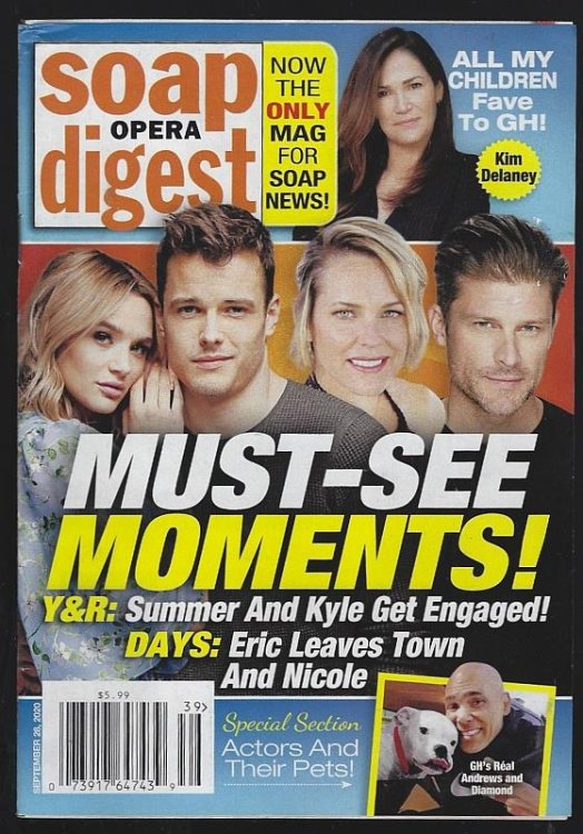 SOAP OPERA DIGEST SEPTEMBER 28, 2020