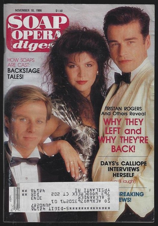 SOAP OPERA DIGEST NOVEMBER 18, 1986