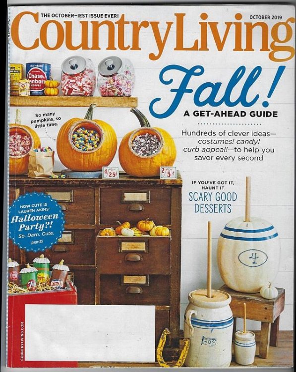 COUNTRY LIVING MAGAZINE OCTOBER 2019