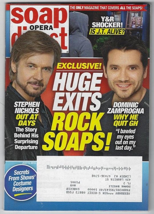 SOAP OPERA DIGEST JULY 9, 2018