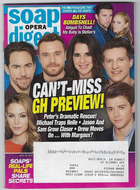 SOAP OPERA DIGEST JULY 30, 2018
