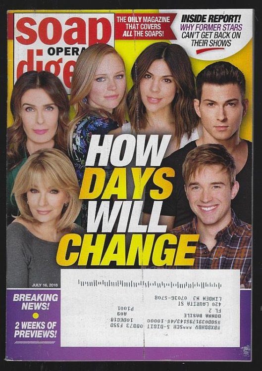 SOAP OPERA DIGEST JULY 16, 2018