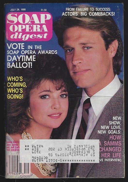 SOAP OPERA DIGEST JULY 29, 1986