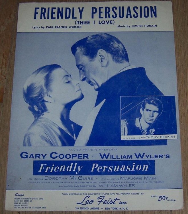 FRIENDLY PERSUASION (THEE I LOVE)