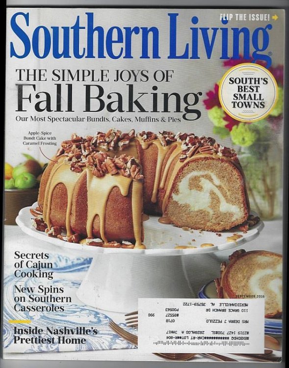 SOUTHERN LIVING MAGAZINE SEPTEMBER 2016