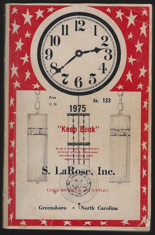 KEEP BOOK Clock Movements and Supplies