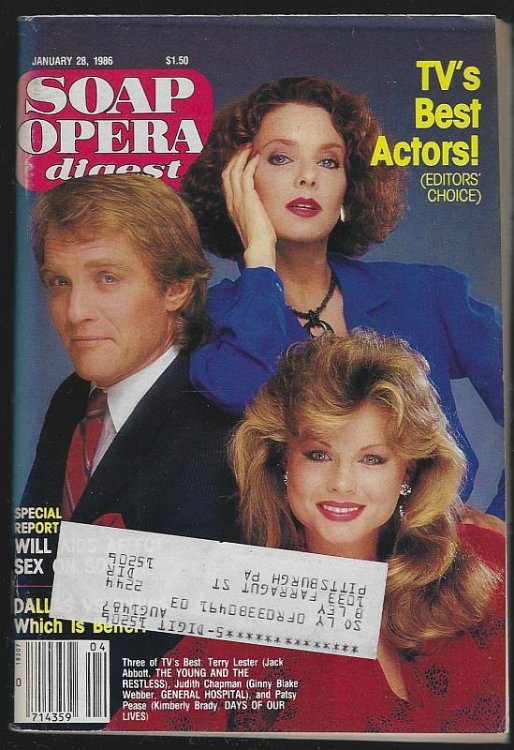 SOAP OPERA DIGEST JANUARY 28, 1986