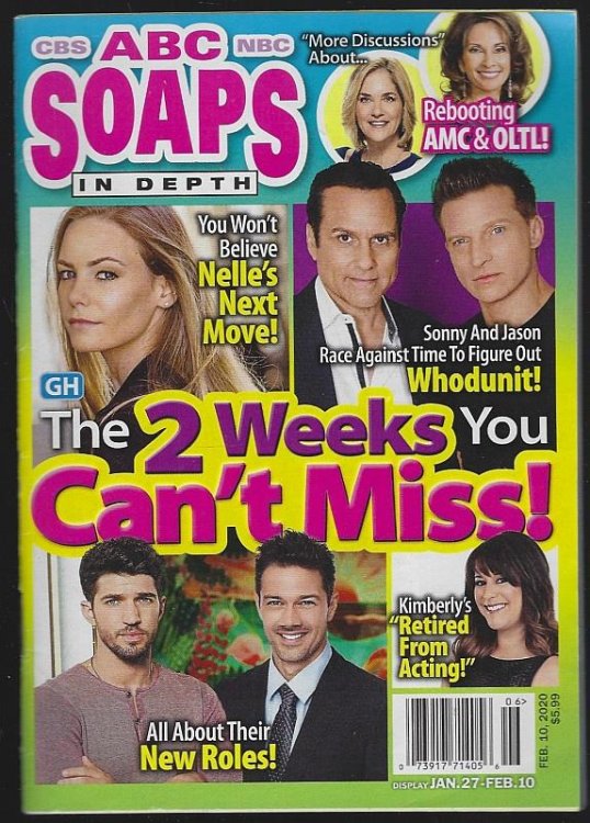 ABC, CBS, NBC SOAPS IN DEPTH MAGAZINE FEBRUARY 10, 2020