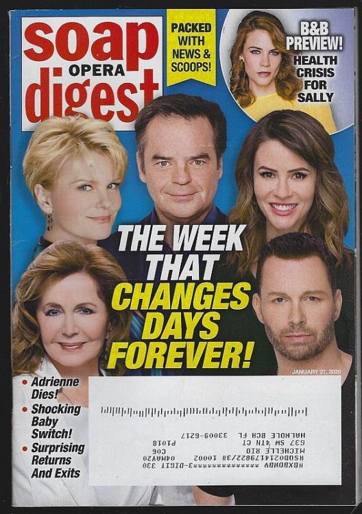 SOAP OPERA DIGEST JANUARY 27, 2020