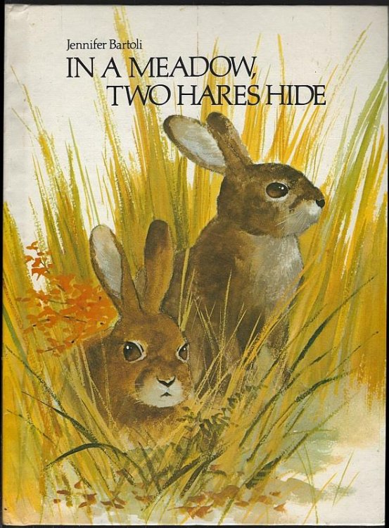 IN A MEADOW, TWO HARES HIDE