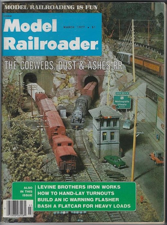 MODEL RAILROADER MAGAZINE MARCH 1977