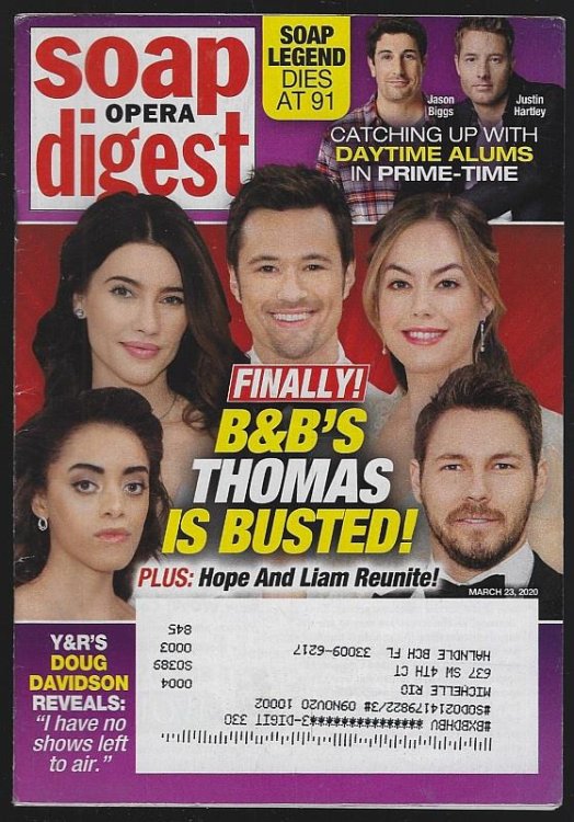 SOAP OPERA DIGEST MARCH 23, 2020