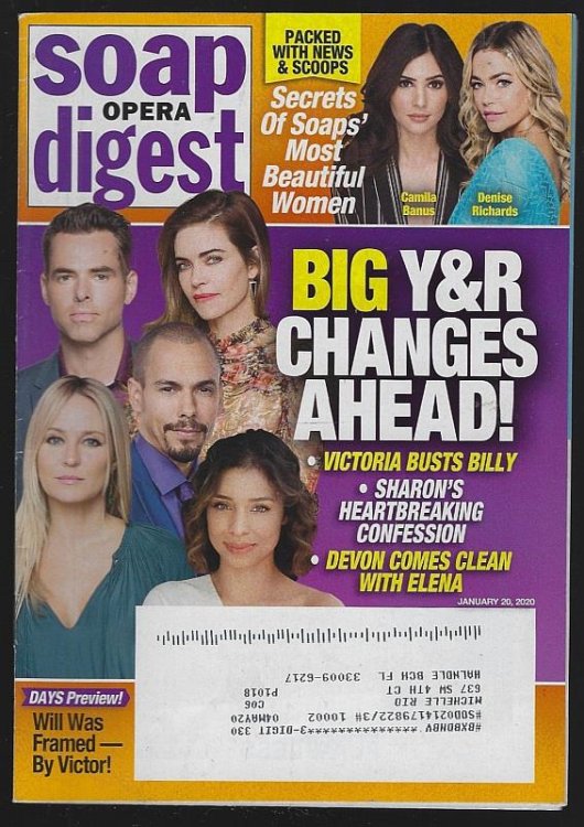 SOAP OPERA DIGEST JANUARY 20, 2020
