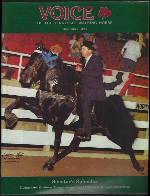 VOICE OF THE TENNESSEE WALKING HORSE MAGAZINE DECEMBER 1988