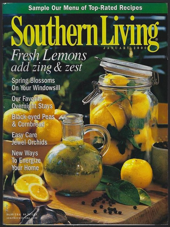 SOUTHERN LIVING MAGAZINE JANUARY 2000