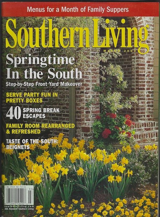 SOUTHERN LIVING MAGAZINE MARCH 2001