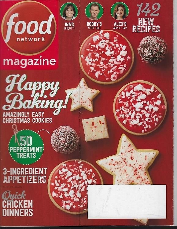 FOOD NETWORK MAGAZINE DECEMBER 2017