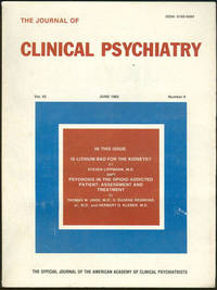 JOURNAL OF CLINICAL PSYCHIATRY JUNE 1982