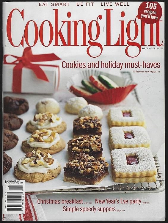 COOKING LIGHT MAGAZINE DECEMBER 2005