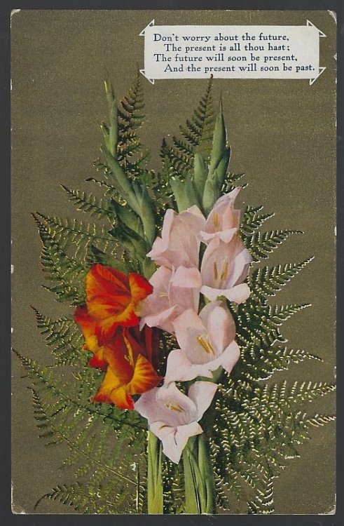 FLOWER BOUQUET DON'T WORRY ABOUT THE FUTURE